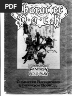 1.WFRP 1E - Supplement - Character Pack PDF