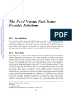 Chapter 10 the Food Versus Fuel Issue Possible Solutions