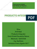 Ética producto integrador