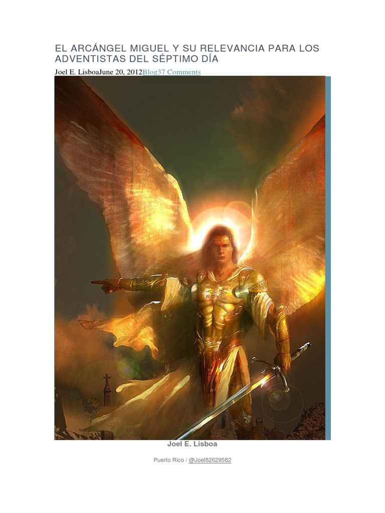 Miguel como Cristo en el Adventismo | PDF | Miguel (Arcángel) | Arcángel