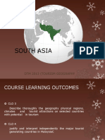 South Asia: DTM 2013 (Tourism Geography