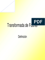 Transformada Fourier: Análisis Espectral Señales