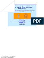 Quartz Crystal Resonators and Oscillators For Frequency Control and Timing Applications PDF