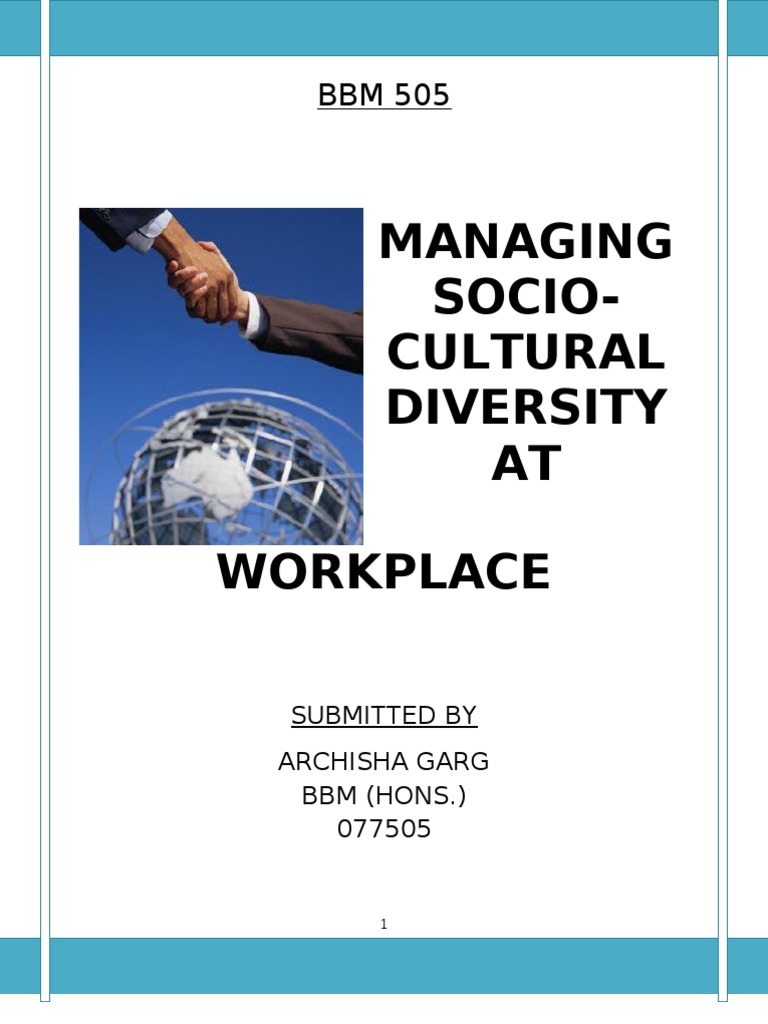 Managing Cultural Diversity at Work | PDF | Multiculturalism | Ibm