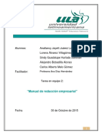 Tarea de Equipo 2 Manual de Redacción Empresarial