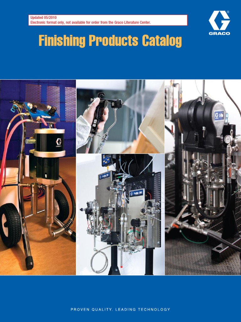 GRACO Finishing Products Catalog Rev 5 2010 Building Engineering