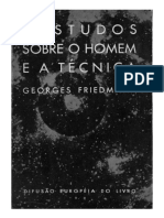 FRIEDMANN, George - 7 Estudos Sobre o Homem e A Técnica