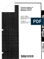 Practical Aspects in Advance Gasoline Blending Control