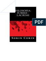 Filosofia Iubirii - Lacrimi: Poeme Filosofice de Sorin Cerin