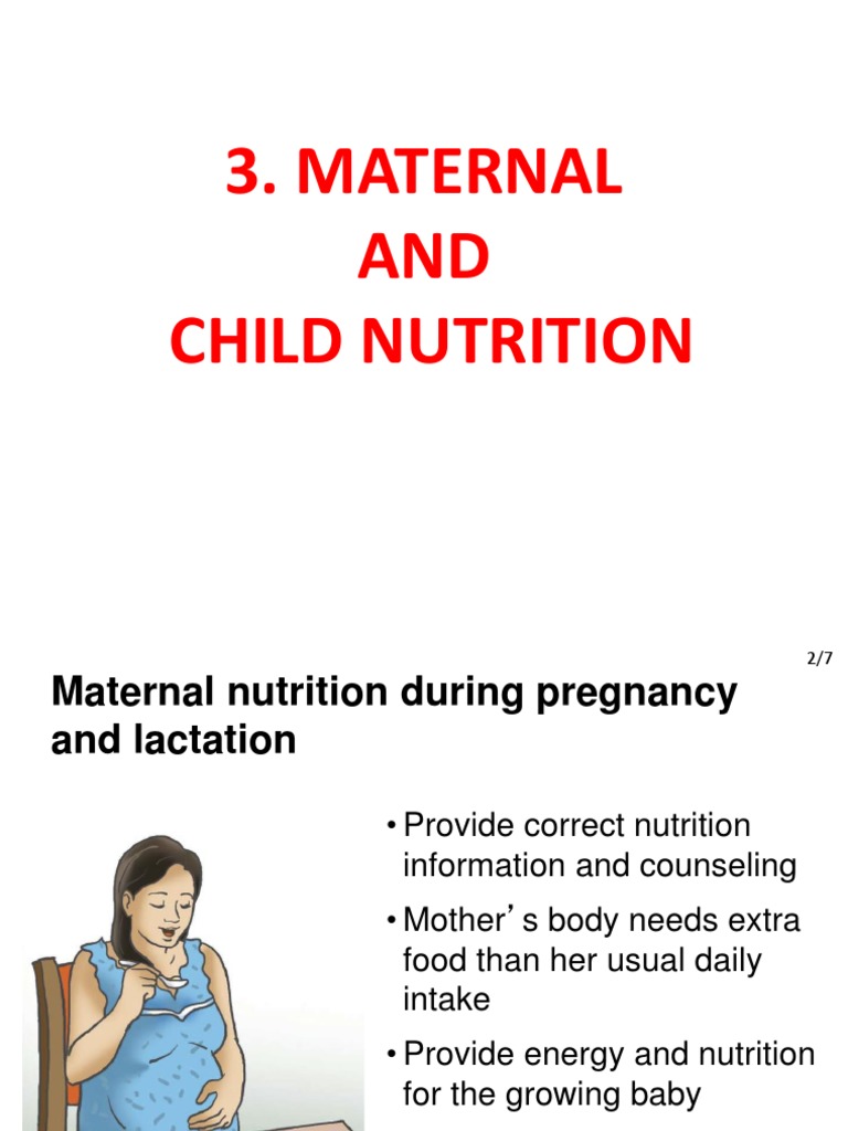 Maternal Nutrition During Pregnancy & Lactation | PDF | Lactation ...
