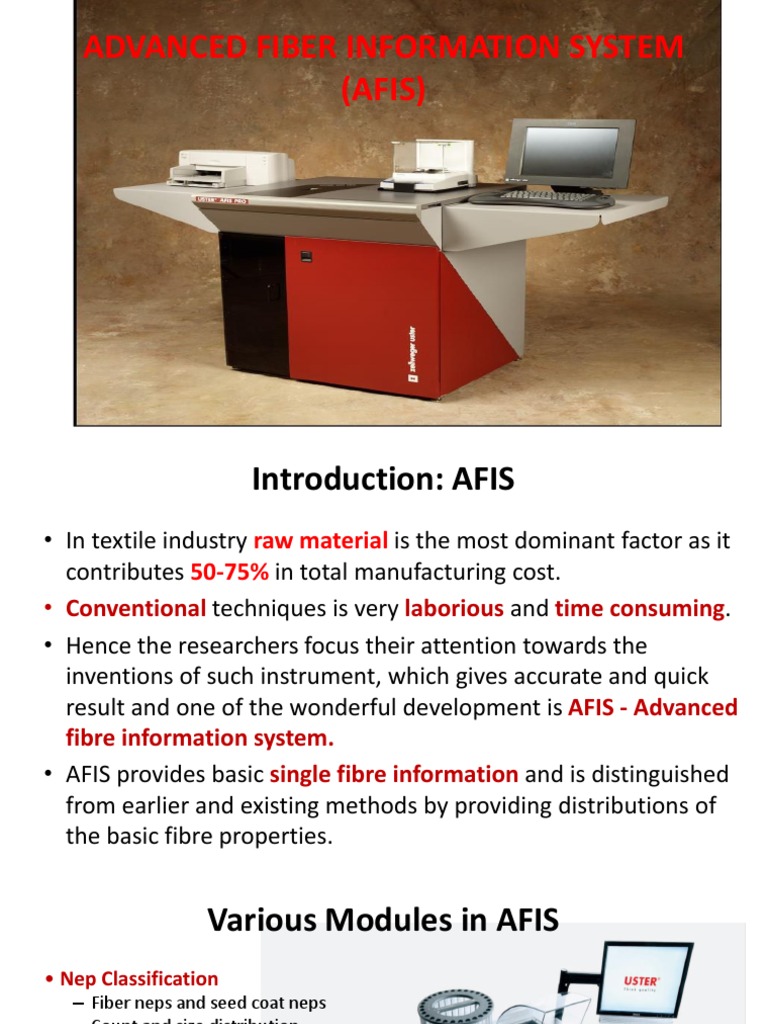 Advanced Fiber Information System Overview | PDF | Fibers | Measurement