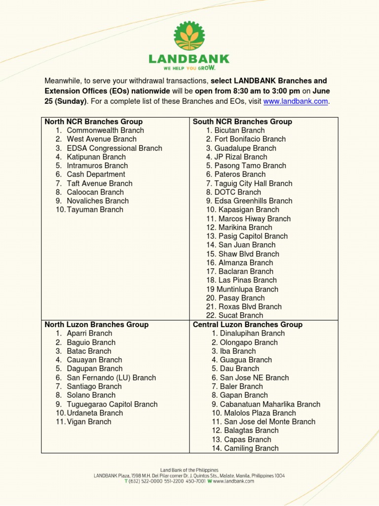 landbank-open-branches-philippines-unrest