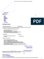 Advanced Java Course - Advanced Java Programming Training From SEED PDF