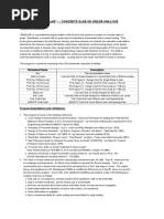 Analysis of Concrete Slabs on Grade