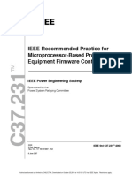 IEEE Recommended Practice For Microprocessor-Based Protection Equipment Firmware Control