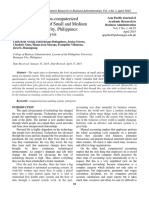 Comparing Computerized and Manual Accounting Systems of SMEs