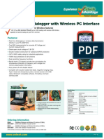 Multimeter/Datalogger With Wireless PC Interface: Cat Iv, Datalogging, and Wireless Features