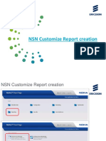 NSN Customize Report Creation