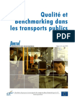 Qualité Et Bechemarking Dans Le Transport Publics