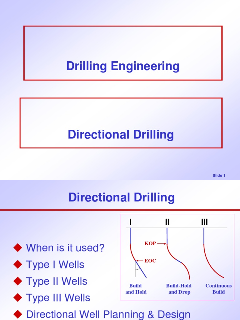 Directional Drilling Techniques Overview | PDF | Trigonometric ...