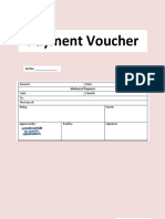 Payment Voucher SAMPLE