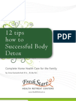 12 Tips For Successful Body Detox - FreshStart