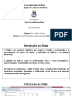 Curso Introdutório Ao Stata