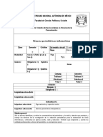 Géneros Periodísticos Informativos TERCER SEMESTRE