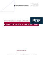 Projeto Pedagógico do Curso de Arquitetura e Urbanismo da UNILA