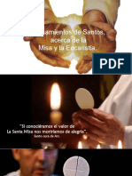 La Eucaristía Según Los Santos - Pps