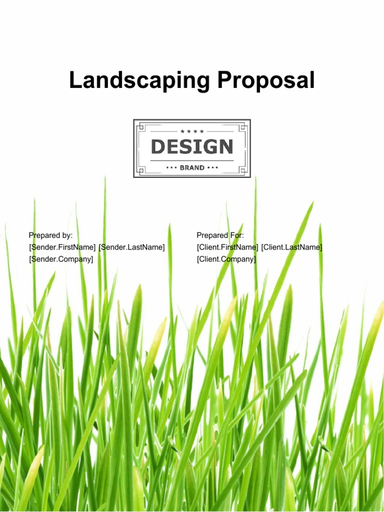 Landscaping Proposal.pdf | Lawn | Gardens