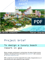 Luxury Beach Resort in Goa Proposed Design