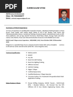 Anishad A A  CV