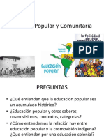 Educacion Popular Comunitaria