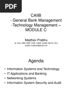 Caiib - General Bank Management - Technology Management - Module C