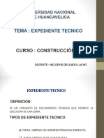 Clase N 01 Expediente Tecnico PDF