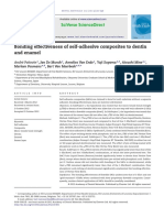 Bonding Effectiveness of Self-Adhesive Composites To Dentin and Enamel. André Poitevin. February 2013