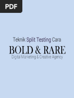 Ebook Split Test FB Ads Gaya Bold Rare