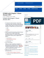 CCNA2 v6.0 Chapter 1 Exam Answer 2017 - CCNA v6