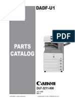 Canon Dadf-U1 Parts Manual