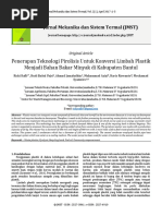 Download Penerapan Teknologi Pirolisis Untuk Konversi Limbah Plastik Menjadi Bahan Bakar Minyak di Kabupaten Bantul by syamsiro SN351813566 doc pdf