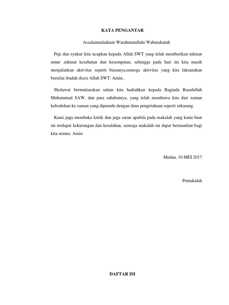 Kata Pengantar Studi Kasus