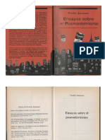 Fredric Jameson - Ensayos Sobre El Posmodernismo