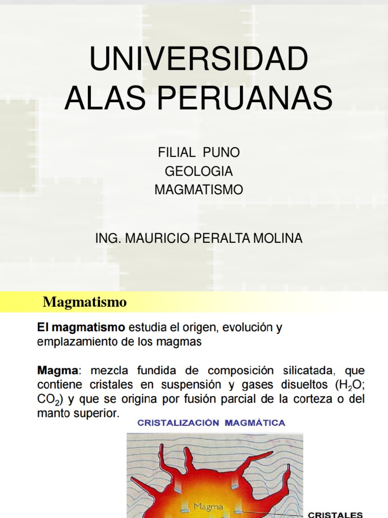 Magmatismo y Tipos de Rocas Ígneas | PDF | Magma | Basalto