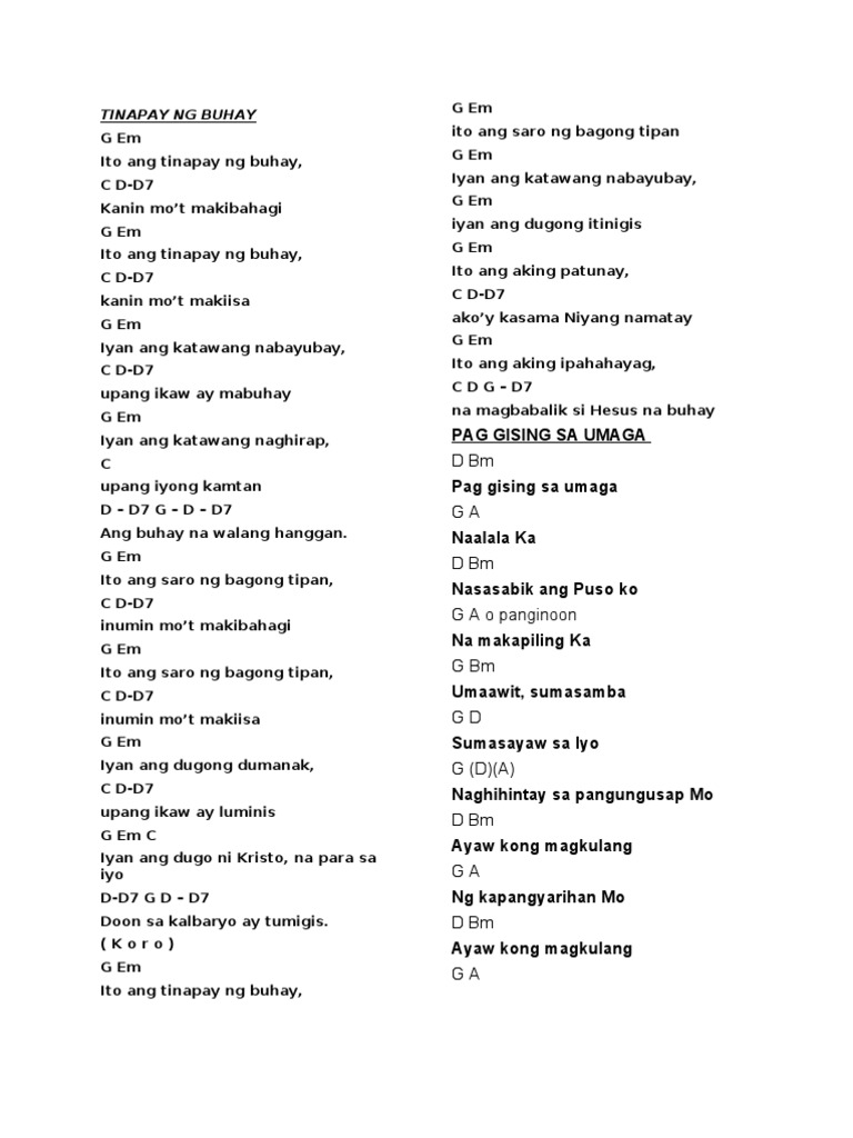 Tinapay NG Buhay PDF