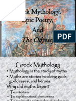 Greek Mythology, Epic Poetry, And: The Odyssey