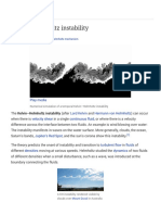 Kelvin-Helmholtz Instability