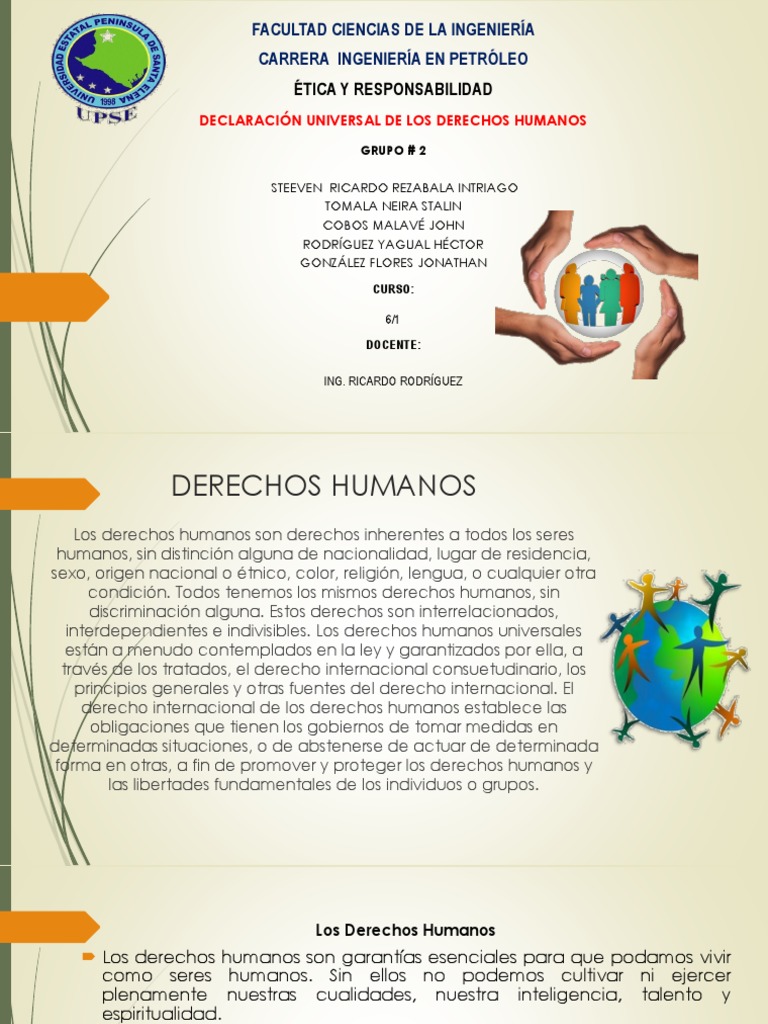 Declaracion de Los Derechos Humanos | Igualdad social ...