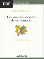 Halbwachs Maurice - Los Marcos Sociales de La Memoria