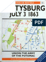 11 - Gettysburg July 3-1863. Union - The Army of The Potomac